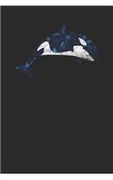 Orca Polygon: Orcas Notebook, Graph Paper (6 x 9 - 120 pages) Animal Themed Notebook for Daily Journal, Diary, and Gift