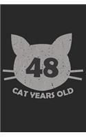 48 Cat Years Old