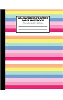 Handwriting Practice Paper Notebook Primary Composition Notebook