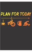 Notebook for Biker dirt bike motocross drag race plan today fire