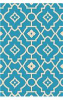 Morrocan Design College Ruled Notebook: College Ruled Notebook 6 X 9: College Ruled Notebook 130 Pages