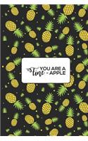 You Are a Fine-Apple: Funny Pineapple Composition Notebook, Fresh Summer Fruit Draw and Write Journal, Vacation Diary