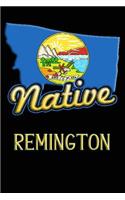 Montana Native Remington: College Ruled Composition Book