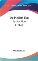 De Pindari Usu Syntactico (1867)