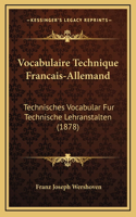 Vocabulaire Technique Francais-Allemand