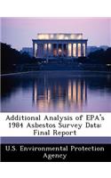 Additional Analysis of EPA's 1984 Asbestos Survey Data