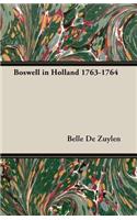 Boswell in Holland 1763-1764