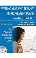 Writing Year-End Teacher Improvement Plans-Right Now!!