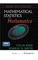 Mathematical Statistics with Mathematica