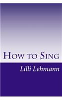 How to Sing