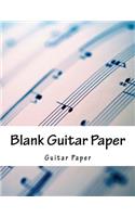 Blank Guitar Paper