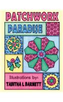 Patchwork Paradise: A Patchwork Inspired Adult Coloring Book