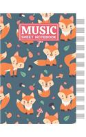 Music Sheet Notebook