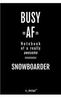 Notebook for Snowboarders / Snowboarder