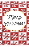 Merry Christmas Journal Notebook