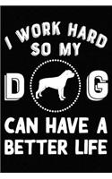 I Work Hard So My Rottweiler Can Have A Better Life