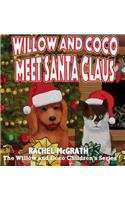 Willow and Coco meet Santa Claus