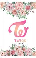 Twice Kpop Idol Notebook for Fans and Students