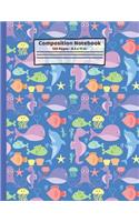 Sea Creatures Composition Notebook