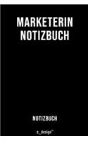 Notizbuch für Marketer / Marketerin: Originelle Geschenk-Idee [120 Seiten liniertes blanko Papier]