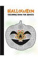 Halloween Coloring Book for Adults