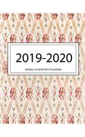 2019 - 2020 Weekly and Monthly Planner: Calendar Schedule + Organizer - Inspirational Quotes (2019-2020 Academic Planners