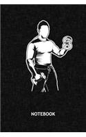 Notebook: Amateur Athlete Note Book Grid-lined 6x9 - Fitness Journal A5 Gridded - Fitness Athlete Planner Bodybuilder Quotes 120 Pages SQUARED - Motivation Sa