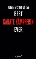 Kalender 2020 für Karate Kämpfer / Karate Kämpferin