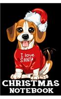 I Love Santa Christmas Notebook