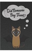 Burmese Cat Lined Notebook: A Halloween Themed Notebook for Burmese Lovers(6 Cat Halloween Notebooks and Journals)