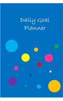 Daily Goal Planner: Increase Your Productivity and Reach Your Goal - 6 Months - Undated - 6x9 - Blue Dot Cover
