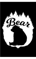 Bear: Blank Lined Journal to Write in - Ruled Writing Notebook