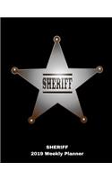 Sheriff 2019 Weekly Planner
