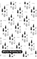 Glucose Monitoring Log: Christmas Tree Pattern Cover