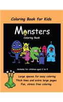 Coloring Book for Kids (Monsters Coloring book)