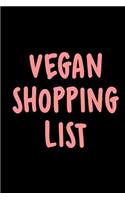 Vegan Shopping List