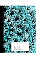 Composition Notebook Wide Ruled 7.44 X 9.59 Inches 100 Sheets / 200 Pages