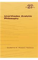 Unorthodox Analytic Philosophy