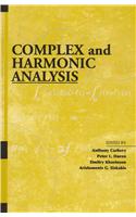 Complex and Harmonic Analysis - Proceedings