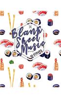 Blank Sheet Music - 10 Staves
