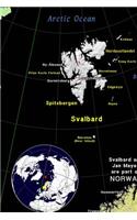 Modern Day Color Map of Svalbard and Jan Mayen Journal: Take Notes, Write Down Memories in this 150 Page Lined Journal