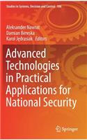 Advanced Technologies in Practical Applications for National Security