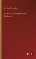 Course of Elementary Practical Physiology