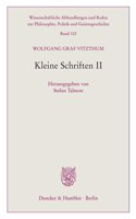 Kleine Schriften II