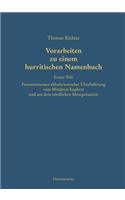 Vorarbeiten Zu Einem Hurritischen Namenbuch: Erster Teil: Personennamen Altbabylonischer Uberliefereung Vom Mittleren Euphrat Und Aus Dem Nordlichen Mesopotamien