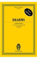 Variations on a Theme by Joseph Haydn Op. 56a: Edition Eulenburg No. 805