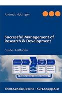 Successful Management of Research & Development