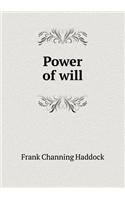 Power of Will