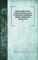 Tabvlae codicvm manv scriptorvm praeter graecos et orientales in Bibliotheca palatina vindobonensi asservatorvm