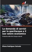 domanda di servizi per lo spartiacque e il suo valore economico